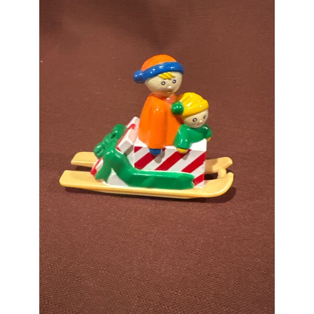 Vintage Mr. Christmas Santa's Ski Slope in Present